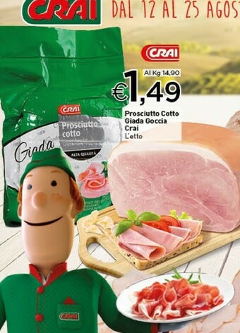 Crai Prosciutto Cotto Giada Goccia
