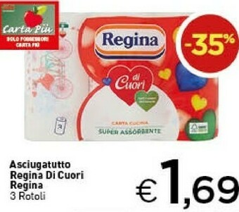 Crai Regina Asciugatutto Di Cuori offerta