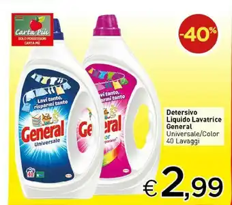 Crai General Detersivo Liquido Lavatrice offerta