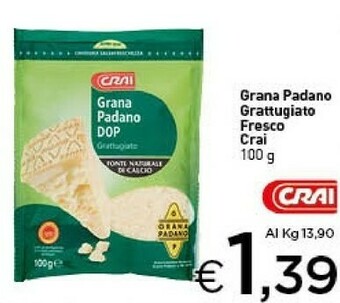Crai Crai - Grana Padano DOP Grattugiato Fresco offerta