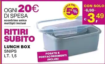 Snips lunch box