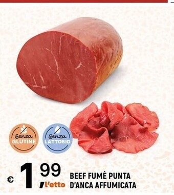 Beef fumè punta d'anca affumicata