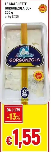 Famila Superstore Le malghette gorgonzola dop 200 g offerta