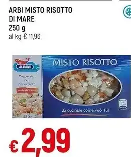 Famila Superstore Arbi misto risotto di mare 250 g offerta