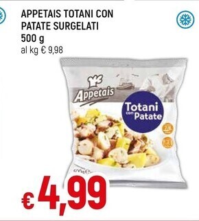 Famila Superstore Appetais totani con patate surgelati 500 g offerta