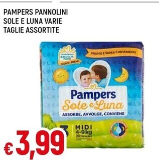 Famila Superstore Pampers pannolini sole e luna offerta