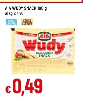 Famila Superstore Aia wudy snack 100 g offerta