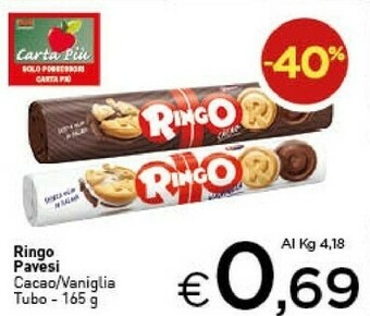 Crai Pavesi Ringo Cacao offerta