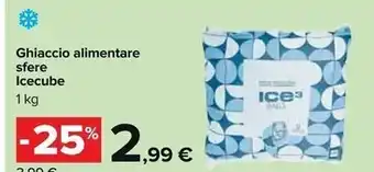 Ghiaccio alimentare sfere icecube