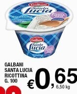 Sigma Galbani santa lucia ricottina g. 100 offerta