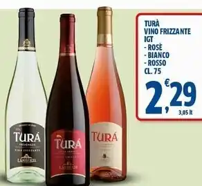 Sigma Tura vino frizzante igt rosso offerta