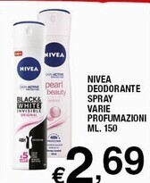 Sigma Nivea deodorante spray varie profumazioni offerta