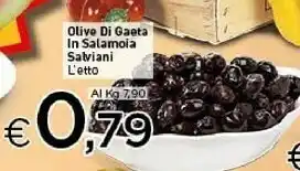 Crai Olive Di Gaeta In Salamoia Salviani offerta