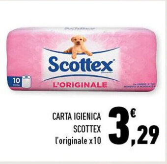Conad CARTA IGIENICA SCOTTEX l'originale x10 offerta
