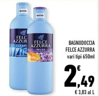 Conad BAGNODOCCIA FELCE AZZURRA vari tipi 650ml offerta