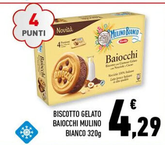 Conad BISCOTTO GELATO BAIOCCHI MULINO BIANCO 320g offerta