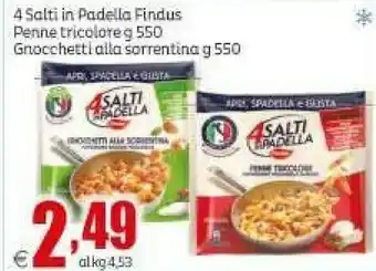Elite Findus 4 Salti In Padella Penne Tricolore offerta