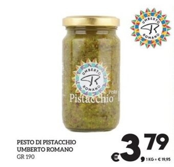 Il Centesimo PESTO DI PISTACCHIO UMBERTO ROMANO GR 190 offerta
