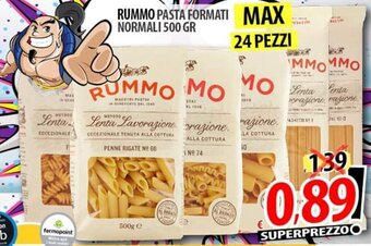 Il Genio Supermercato RUMMO PASTA FORMATI NORMALI 500 GR offerta