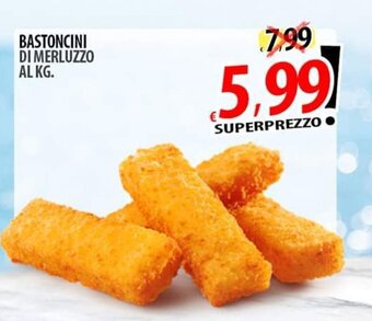 Il Genio Supermercato BASTONCINI DI MERLUZZO offerta