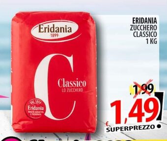 Il Genio Supermercato ERIDANIA ZUCCHERO CLASSICO 1 KG offerta