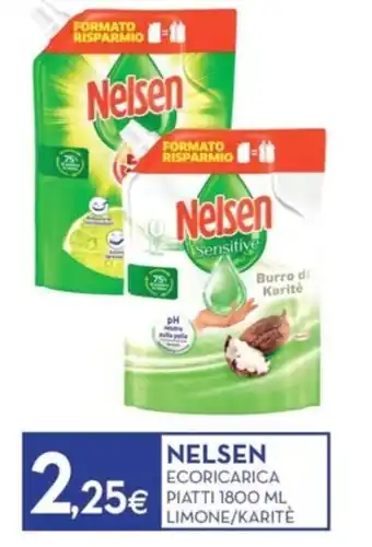Proshop NELSEN ECORICARICA PIATTI 1800 ML LIMONE/KARITÈ offerta