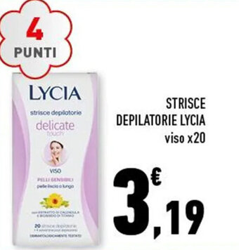 Conad STRISCE DEPILATORIE LYCIA viso x20 offerta
