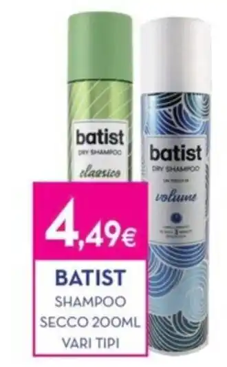 Proshop BATIST SHAMPOO SECCO 200ML VARI TIPI offerta