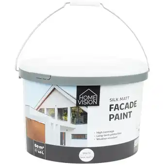 Pittura opaca per facciate home vision