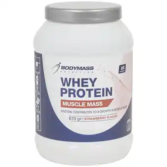 Proteine del siero di latte bodymass fragola