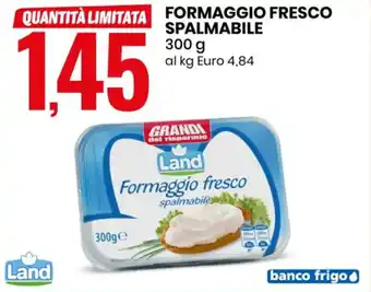 Eurospin Land Formaggio fresco spalmabile 300 g offerta
