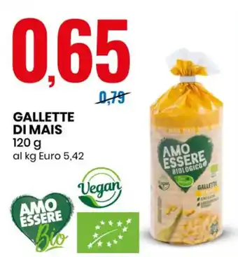 AMO ESSERE Bio GALLETTE DI MAIS 120 g