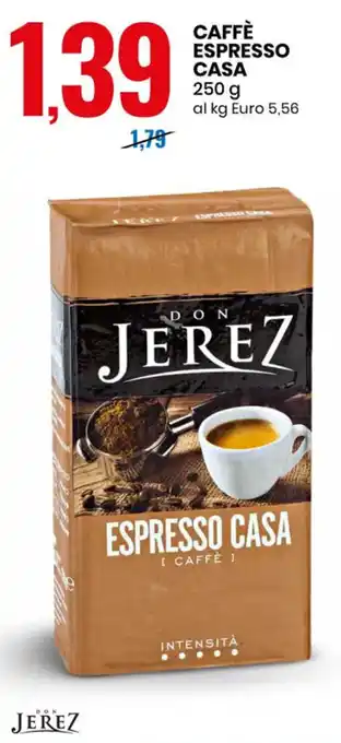 Eurospin DON JEREZ CAFFÈ ESPRESSO CASA 250 g offerta