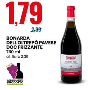 Eurospin BONARDA DELL'OLTREPÒ PAVESE DOC FRIZZANTE 750 ml offerta
