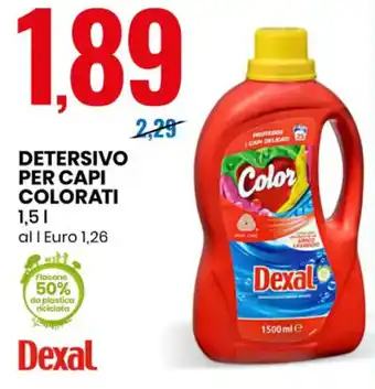 Dexal DETERSIVO PER CAPI COLORATI 1,5 l