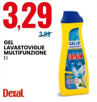 Eurospin Dexal GEL LAVASTOVIGLIE MULTIFUNZIONE 1 l offerta