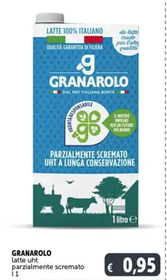 Gourmet Déco GRANAROLO latte uht parzialmente scremato 1 l offerta