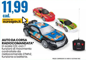 AUTO DA CORSA RADIOCOMANDATA