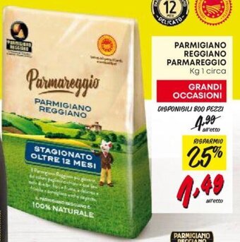 Panorama PARMIGIANO REGGIANO PARMAREGGIO Kg 1 circa offerta