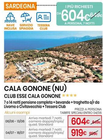 CLUB ESSE CALA GONONE