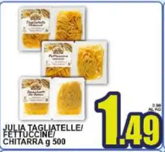 Sacoph Julia Tagliatelle/Fettuccine/Chitarra 500g offerta