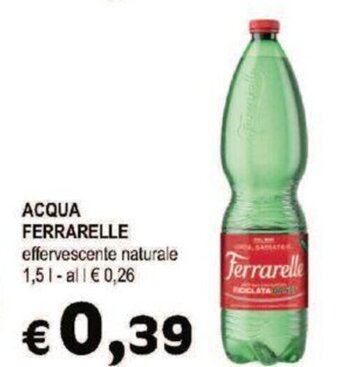 ACQUA FERRARELLE effervescente naturale 1,5 l