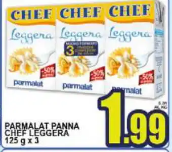 Sacoph Parmalat Chef Leggera Panna 125g x 3 offerta