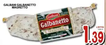 Sacoph Galbani Galbanetto Magretto offerta