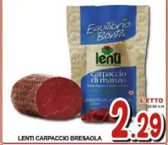 Lenti Carpaccio Bresaola