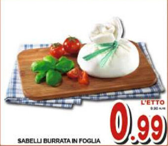 Sacoph Sabelli Burrata in Foglia offerta