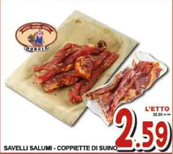 Sacoph Savelli Salumi - Coppiette di Suino offerta