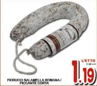 Sacoph Fiorucci Salamella Romana/Piccante Corta offerta