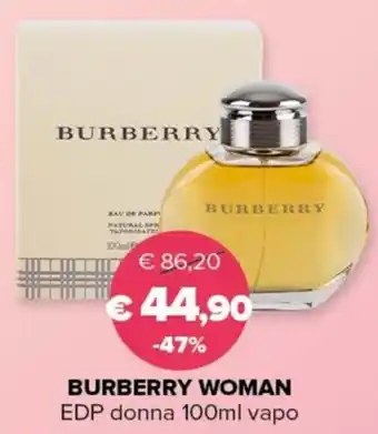 BURBERRY WOMAN EDP donna 100ml vapo