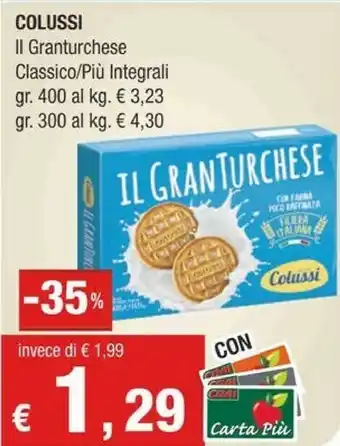 Crai Colussi Colussi - Il Gran Turchese 400 g(ml) offerta
